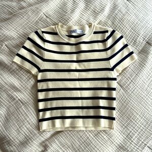Striped Zara top